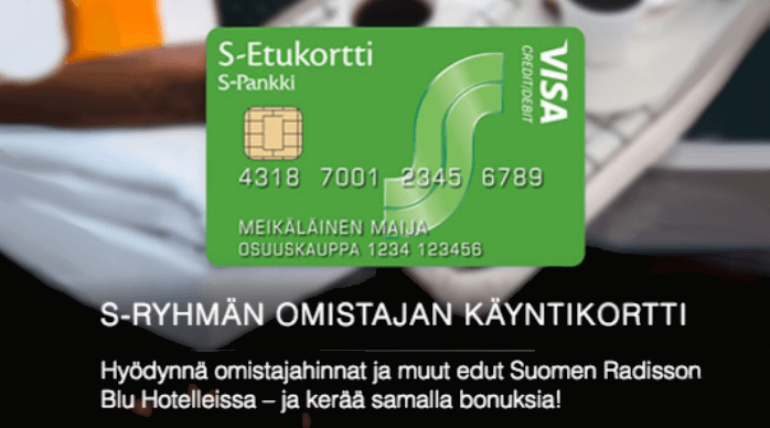 S-etukortilla alennusta