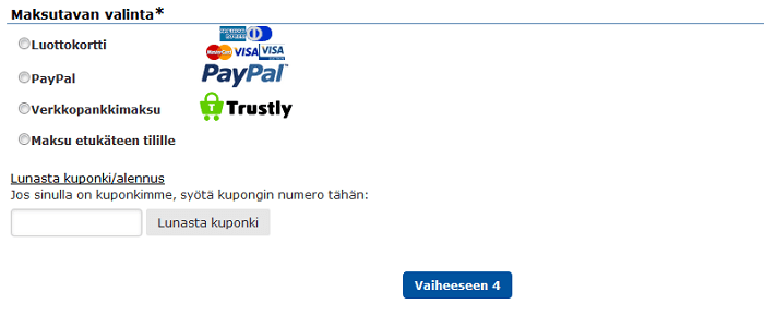 rengasonline.com alennuskoodin käyttäminen