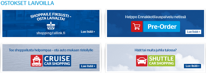 Tutustu ostopalveluihin