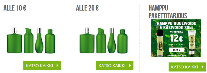 Verkkokaupan tarjouksia ja kampanjoita