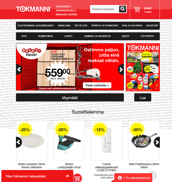 tokmanni verkkokauppa kupongit