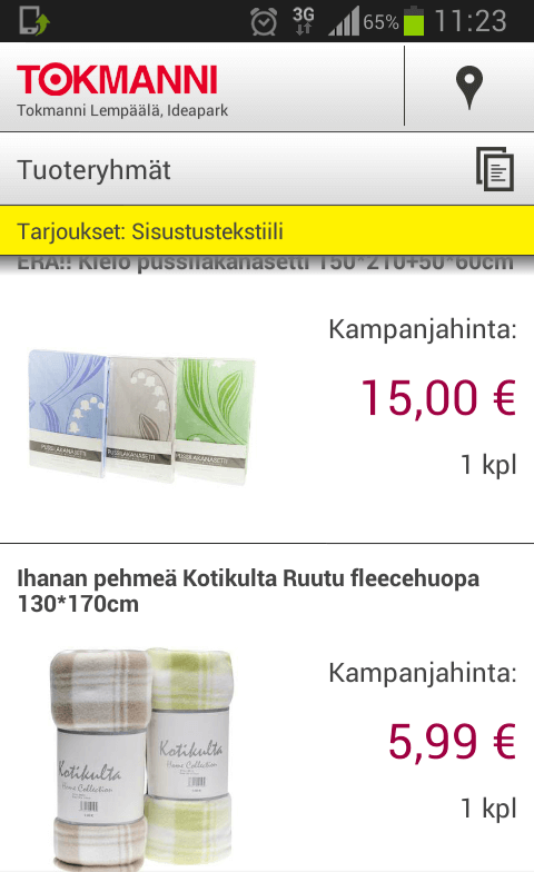 tokmanni puhelin android etukoodi