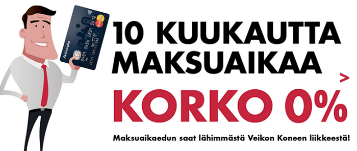 Aktiiviraha-kortin saat myymälästä