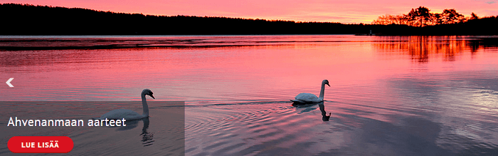 Heitä arjelle hyvästit vaikkapa Ahvenanmaalla.