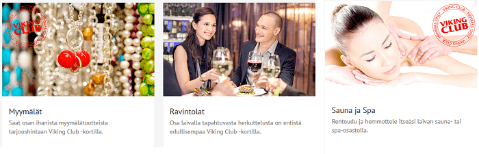 Nauti clubilaisen eduista laivassa ja maissa.