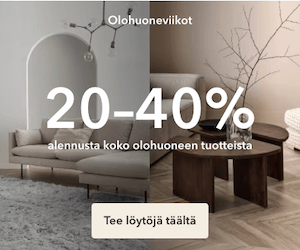 Homeroommyynnissä 40 % alennuksia