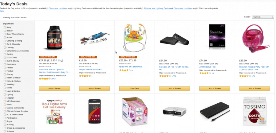 Επωφελήσου από τις καθημερινές προσφορές Amazon! Επωφελήσου από τις καθημερινές προσφορές Amazon!