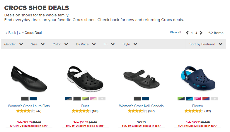 εκπτώσεις Crocs