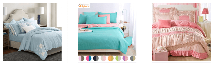 Colorful bedding Comfortable bedding