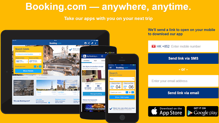 Booking.com app - book on the go! Booking.com app - book on the go!