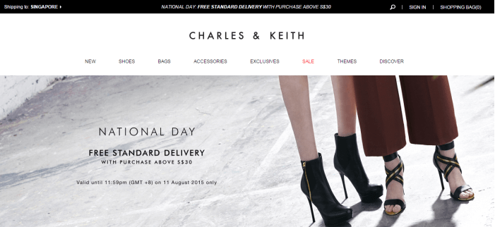 Charles &Keith Discount up to 70% off