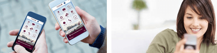 Book your flight on mobile app Book your flight on mobile