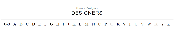 The Outnet designers Designers at The Outnet