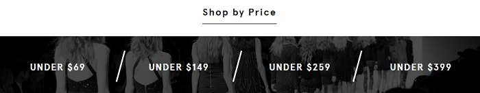 Shop various items under price buckets at Zalora Shop various items under price buckets at Zalora