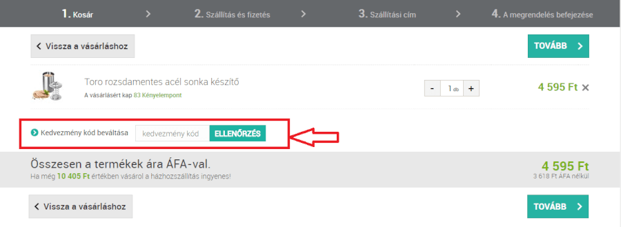 Hogyan használhatsz kedvezményes kódot a 4home shopban?