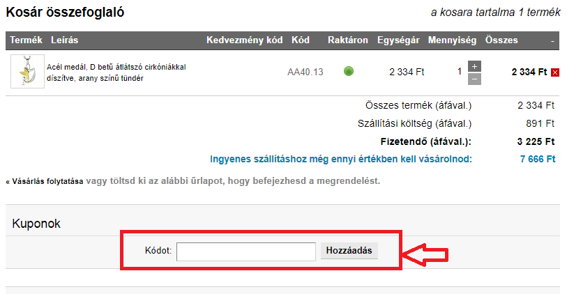 Hogyan kell használni az EkszerEshop kedvezmény kódot?