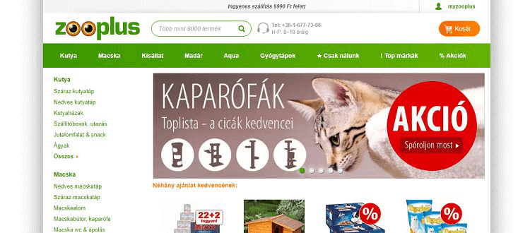 fooldal zooplus fooldal