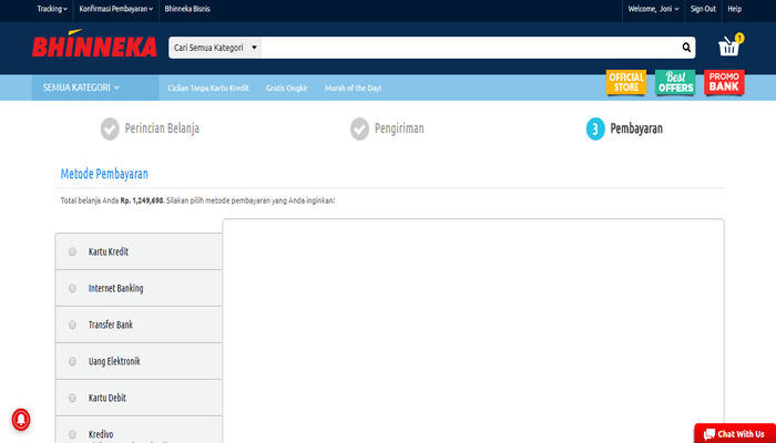 Menggunakan Kode Diskon dari Picodi