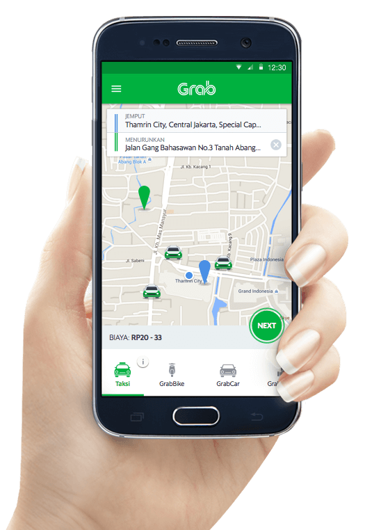 cara menggunakan aplikasi grab