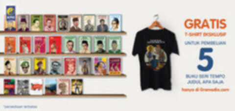 ”T-Shirt kode promo Gramedia