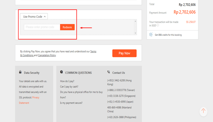 Paste kode promo diskon Klook Travel