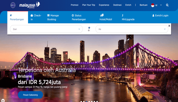 Situs Online Malaysia Airlines