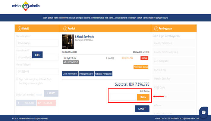 Gunakan kode promo diskon Mister Aladin dari Picodi