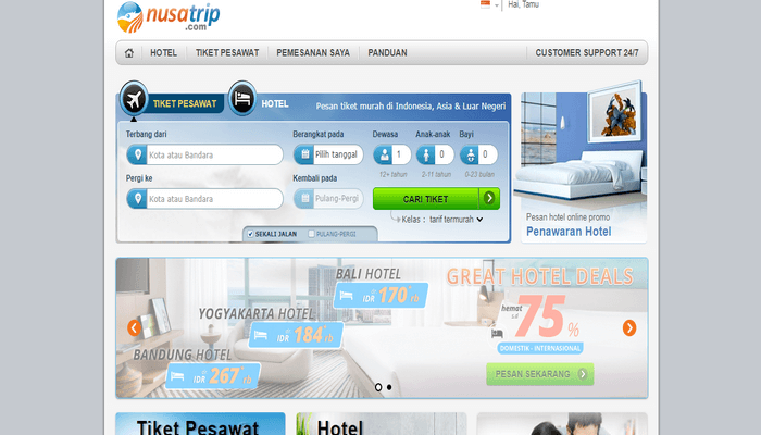 Situs resmi NusaTrip