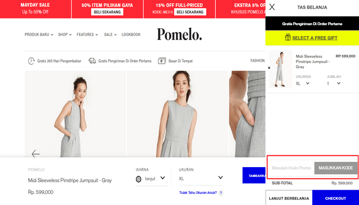 Masukkan kode diskon Pomelo dari Picodi