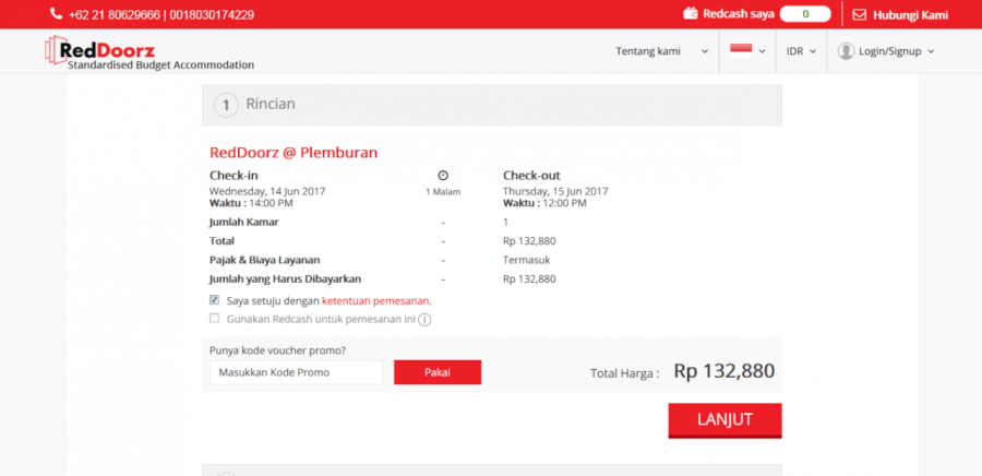 Cara Menggunakan Kode Diskon RedDoorz