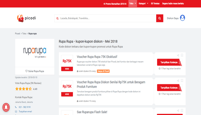 Cari Kode Promo Ruparupa di Picodi