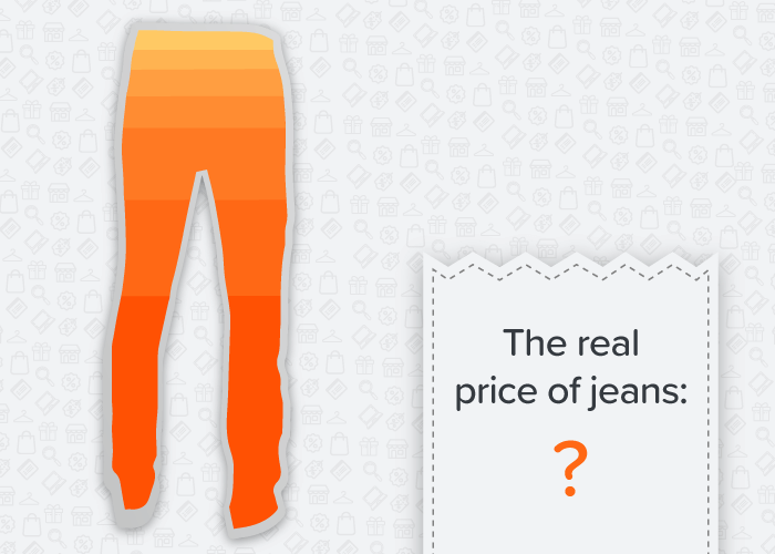 The journey from India and Brad Pitt’s legs. What hides behind the jeans price