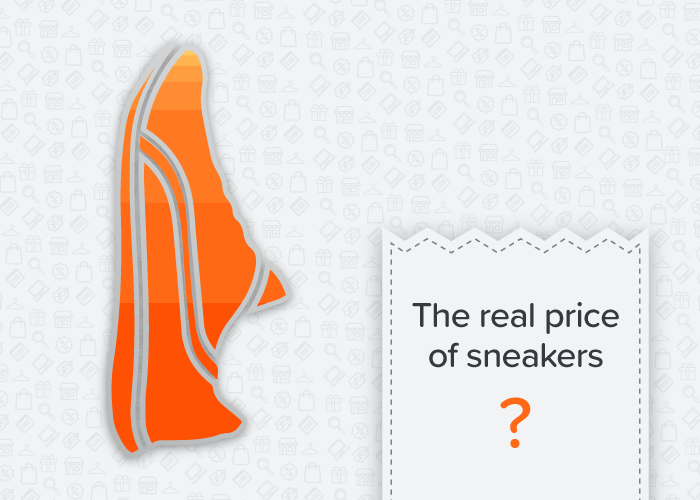 Not only logo. What do you pay for when buying sneakers?