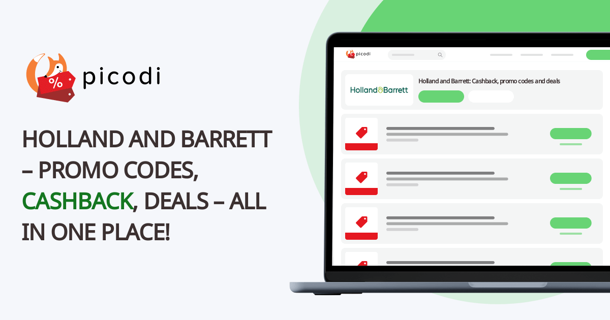 Holland and Barrett discount code December 2025 Picodi Ireland