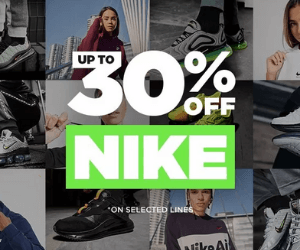 Up To 30% Off Nike At JD Sports