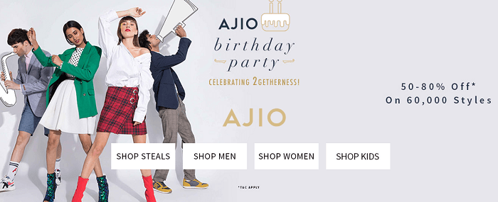 Visit Ajio's webpage today