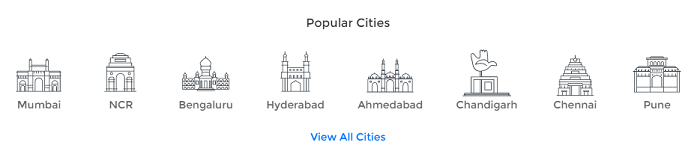 Find your city first