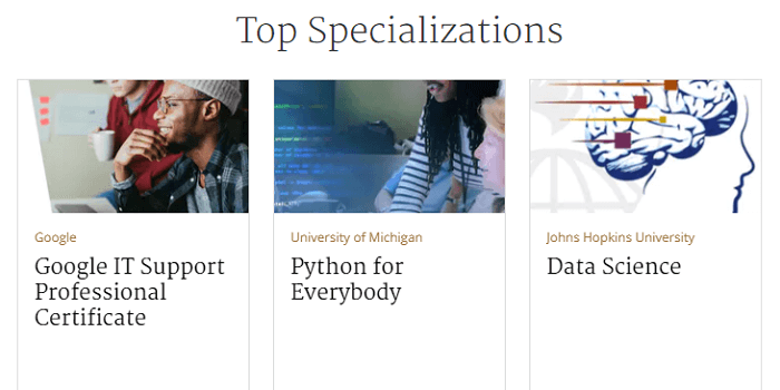 Top courses for everyone