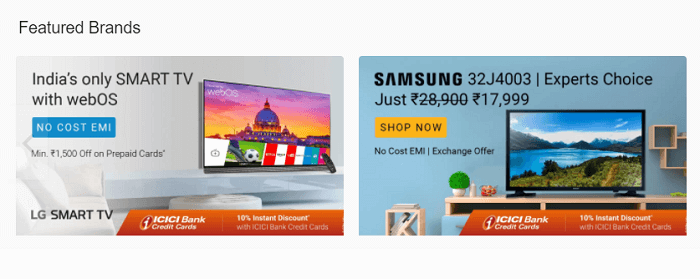 See which brands are available