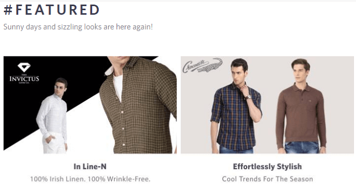 Featured products which require your special attention