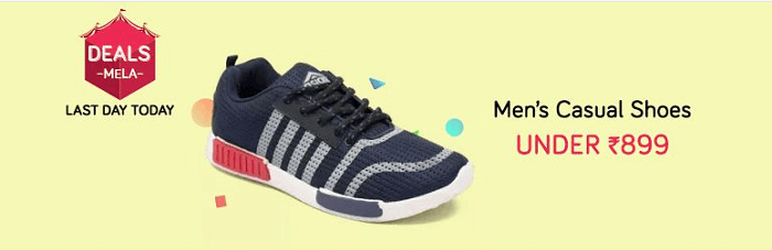 Snapdeal promo code for on sale shoes