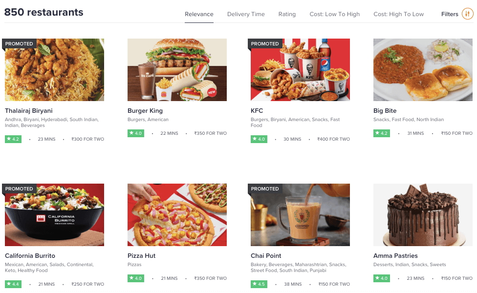 Swiggy local restaurant deals
