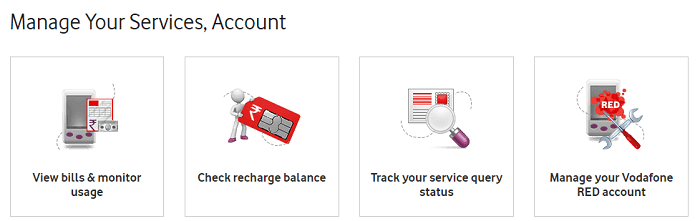 Manage your account