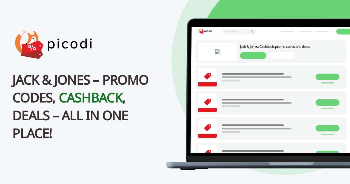 Jack & Jones coupon code September 2024 Picodi India