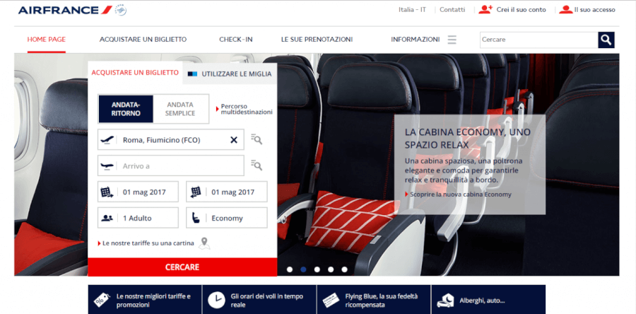 homepage airfrance