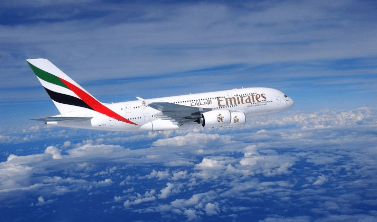 aereo emirates in volo