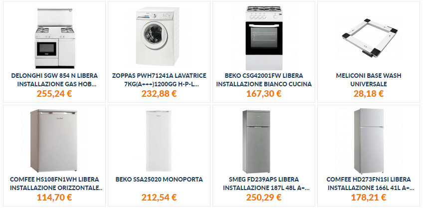 elettrodomestici freeshop