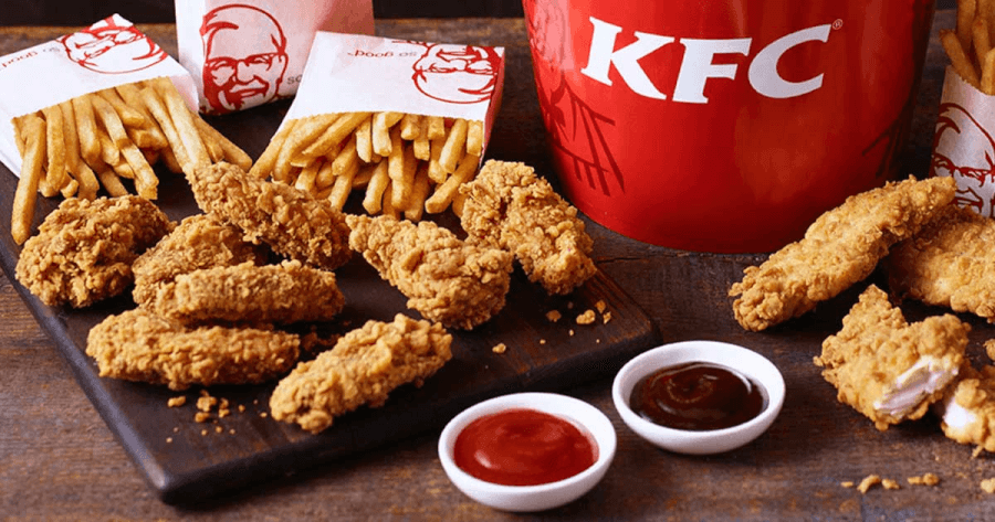 menù kfc