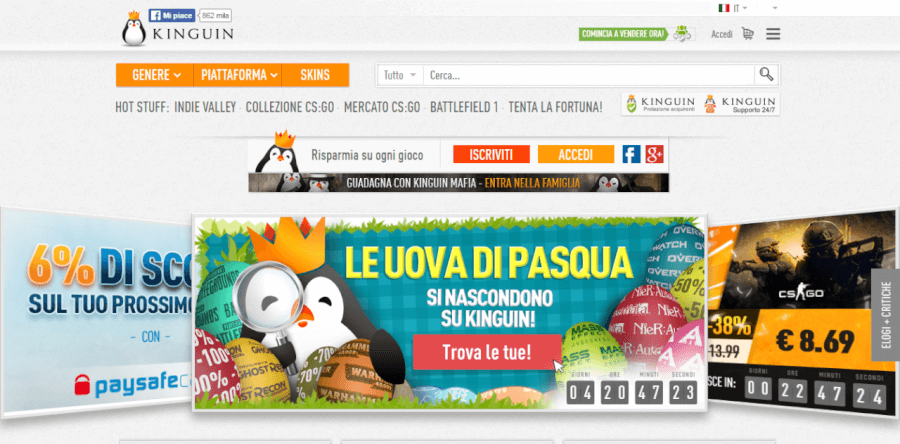 homepage kinguin