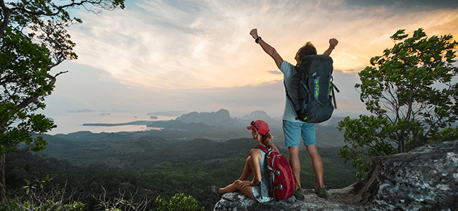 escursione in montagna
